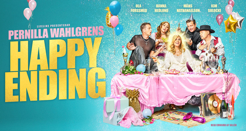 Pernilla Wahlgrens Happy Ending poster